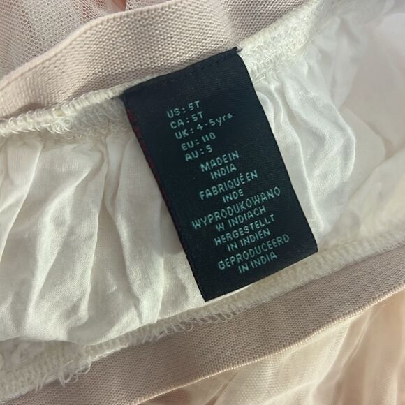 4pc Cynthia Rowley 5T Girls Dusty Pink Unicorn Outfit ~ 2 Headbands - Picture 5 of 5